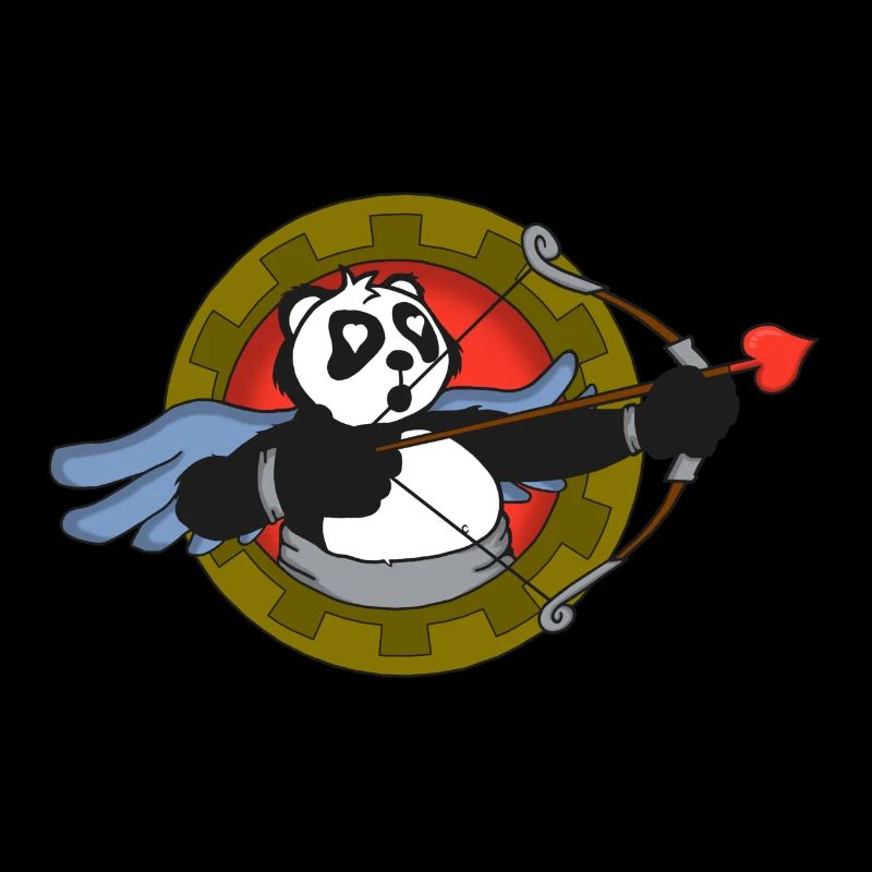 Panda cupidon