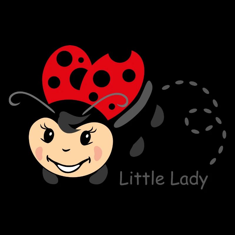 Little Lady. Cartoonish ladybug