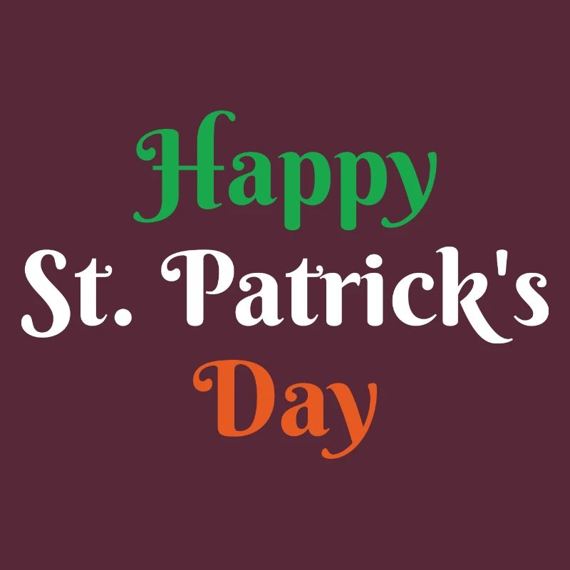 Joyeuse Saint-Patrick Irlande drapeau de vacances