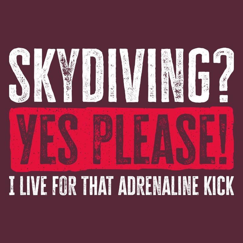 Sky Dive Fever Design. Perfektes Adrenalin-Geschenk