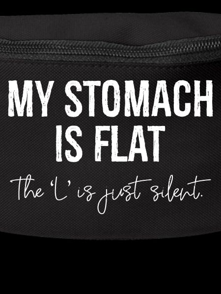 my stomach is flat