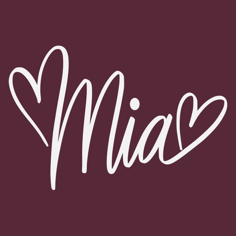 Mia Conception de Noms avec Cœurs