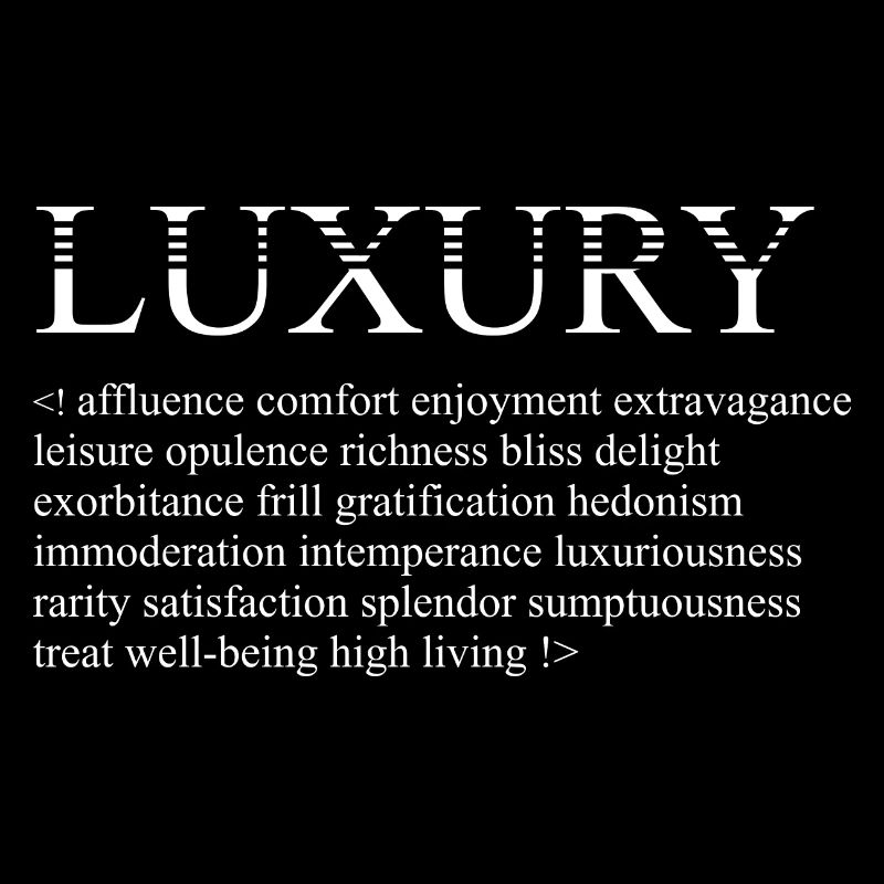 LUXE - Exemples - Série Lignes