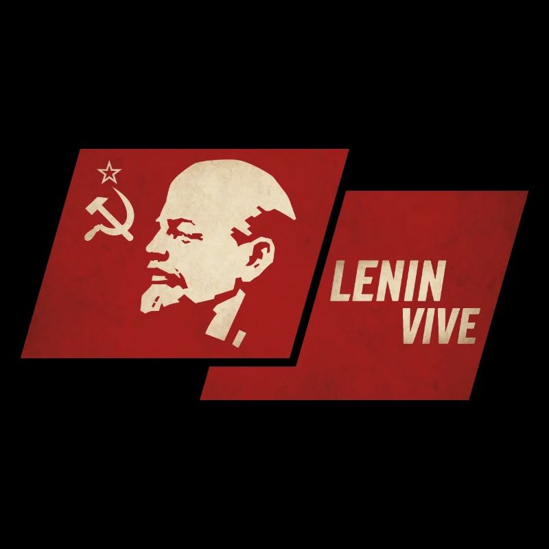 Lenin Lives Flag