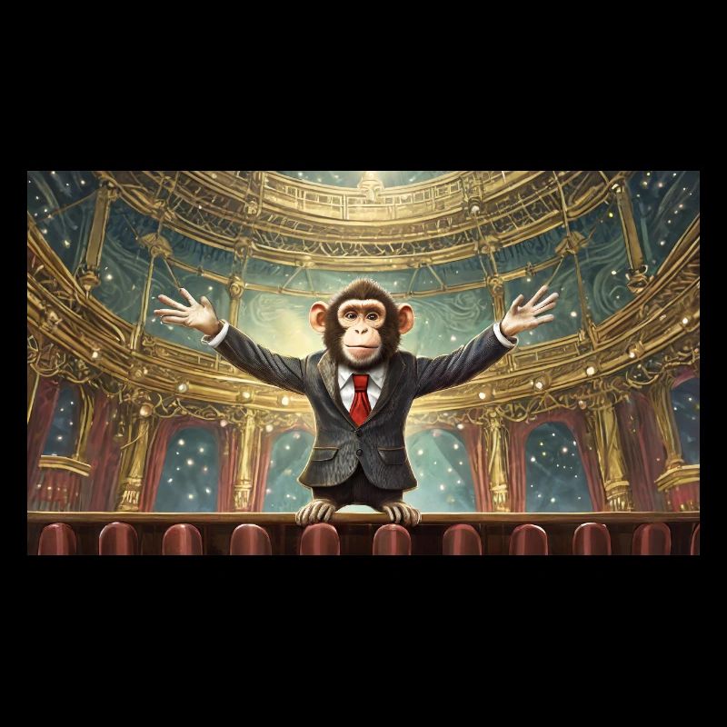 Jeu de mots sur l’expression ambiguë – Affentheater (farce)