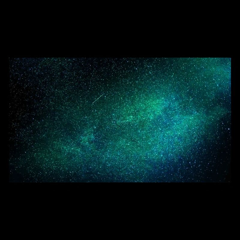 Ciel étoilé turquoise