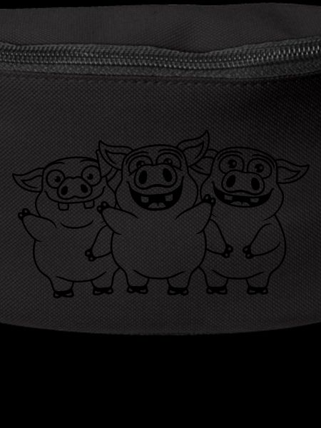Friendly funny pigs team