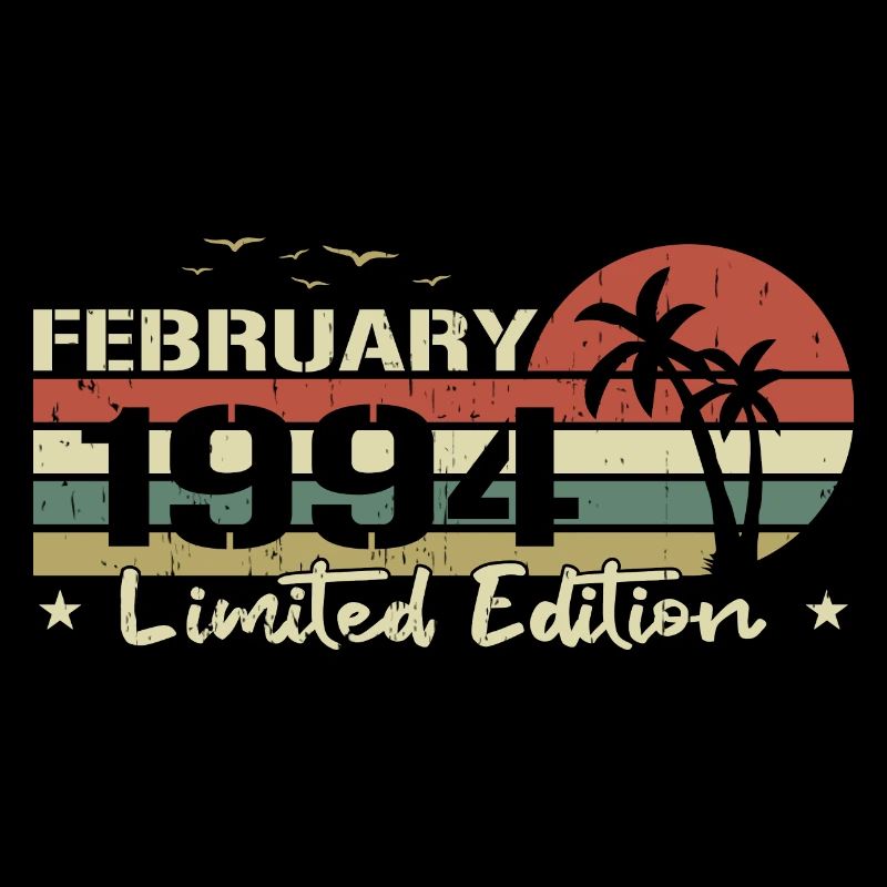millésime de février 30e anniversaire né 1994 vibe