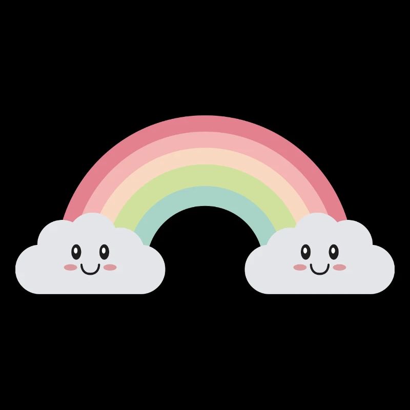 Regenbogenwolken