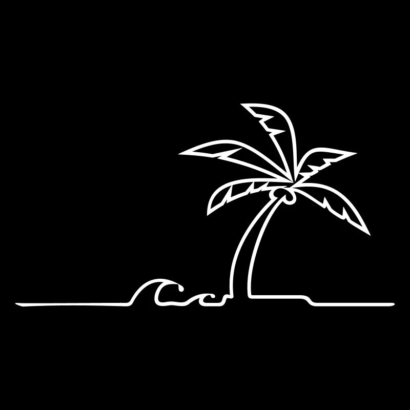 Island Palm Tree (1c)