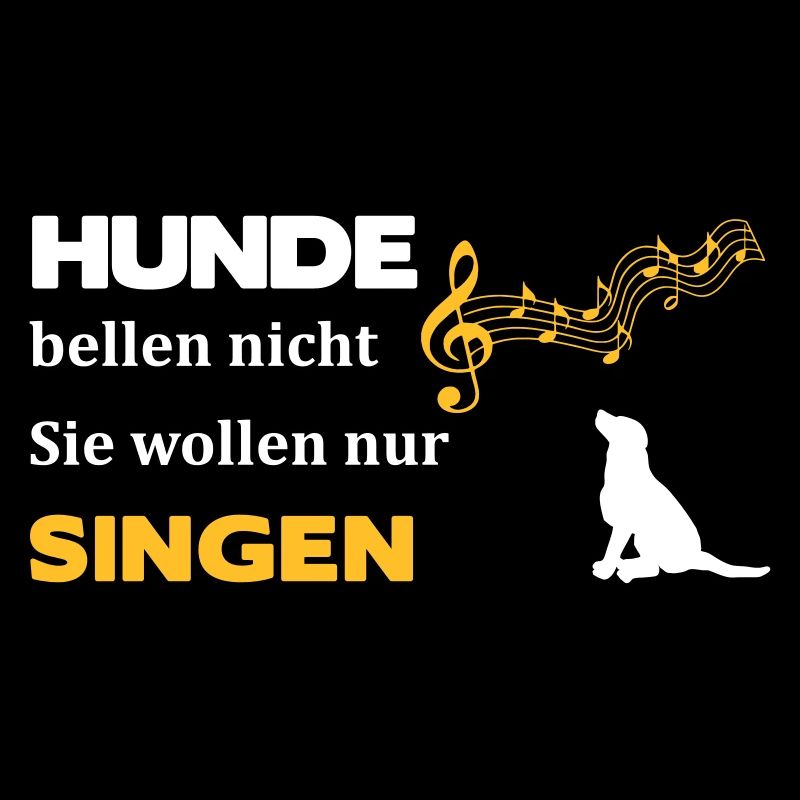 Hunde bellen nicht, sie wollen nur singen