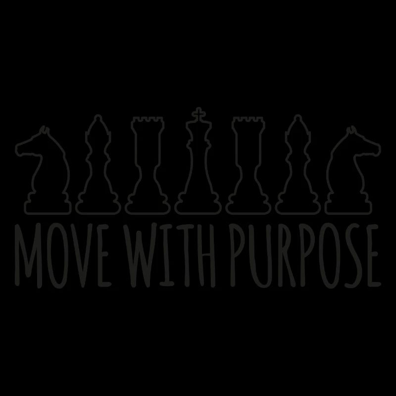 Move with purpose Gift Chess Master Think tank
