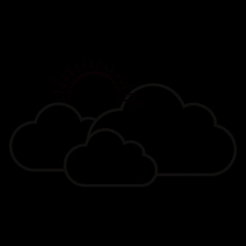 Clouds and sun, Sonne und Wolken, Sonnenschein