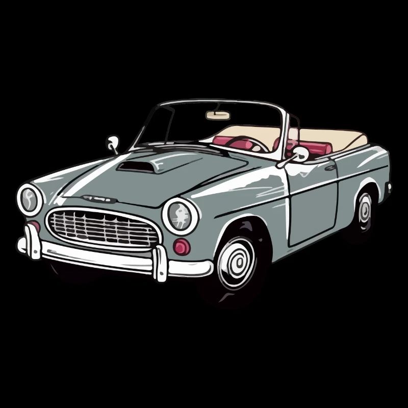 Graues Cabriolet
