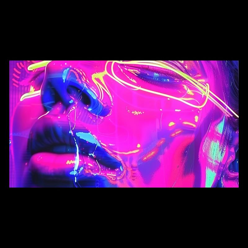 Neo-Expressionist Face