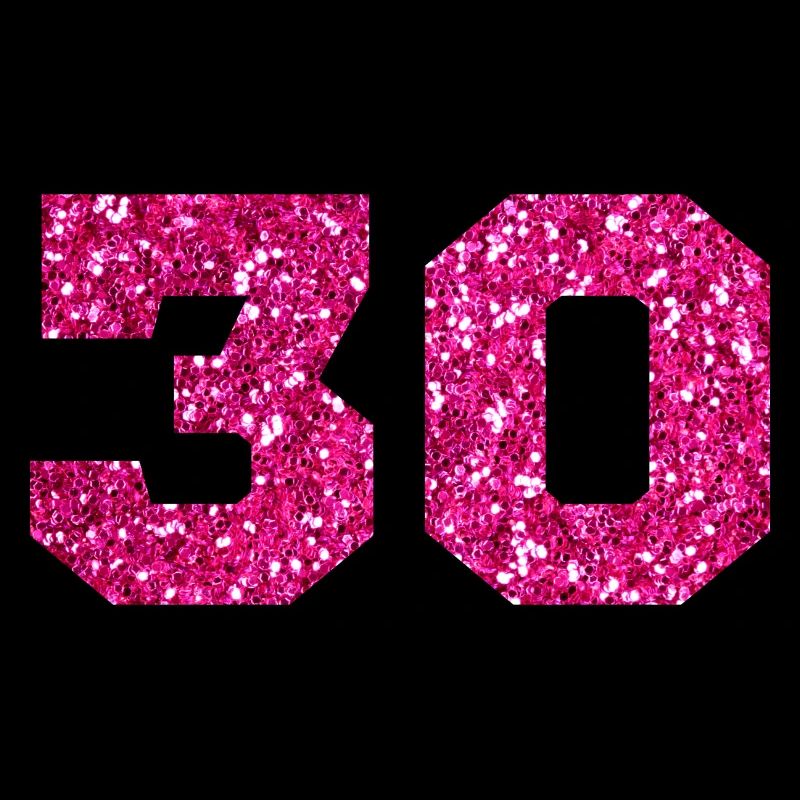Nummer 30 Pink Glitter - 30-jähriges Jubiläum