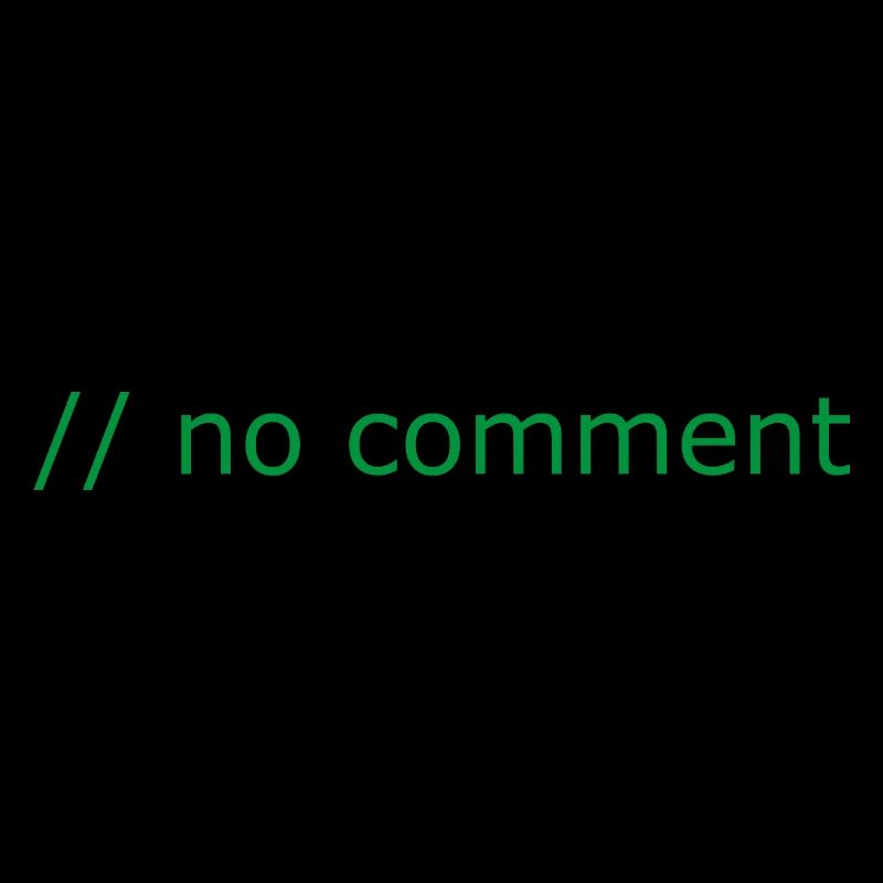 No comment Programming Informatik Geschenk