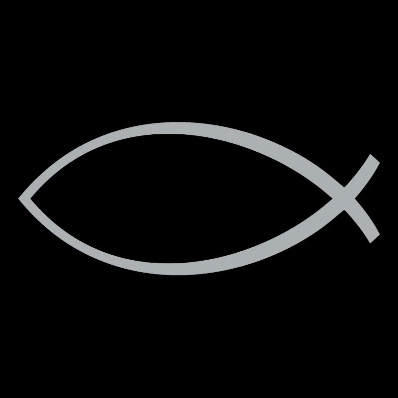 Ichtus fish silver