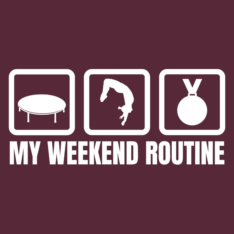 Trampoline Weekend Routine