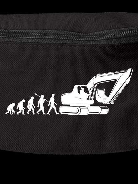 Evolution - Bagger fahren - Baustelle, Bauarbeiter