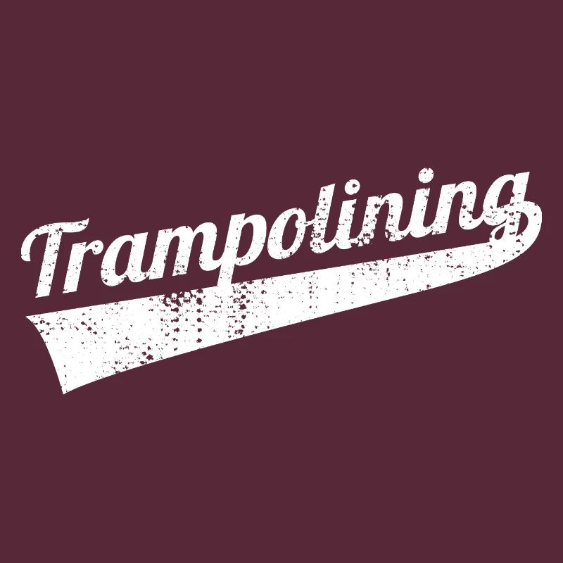 Fun trampoline jumping