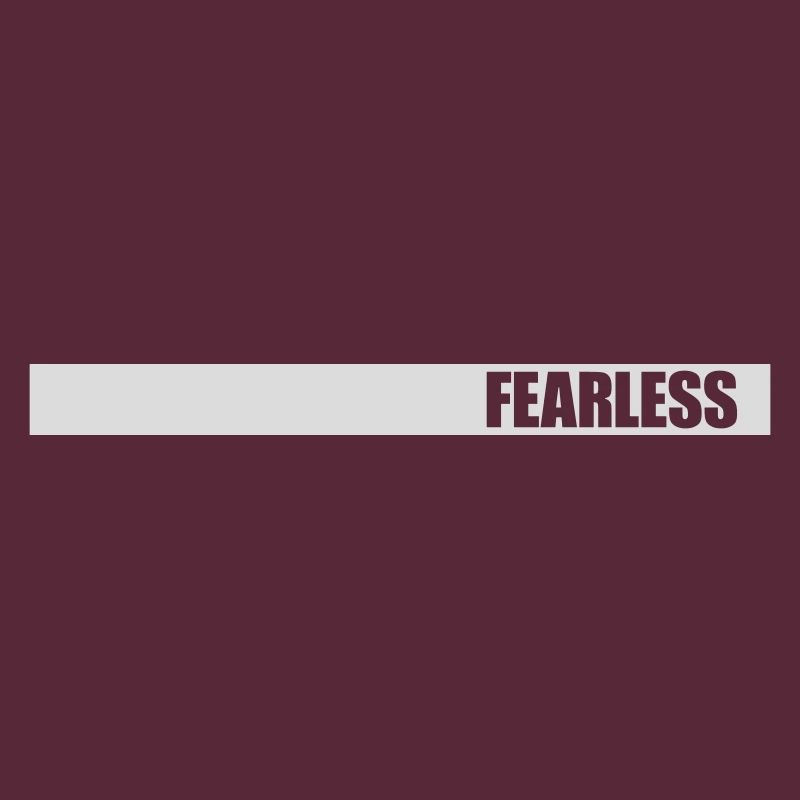 fearless Text Quote Design