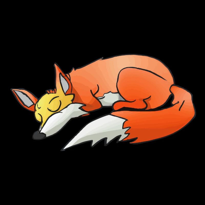 Sleeping Fox Sleeping Shirt Fox Lover