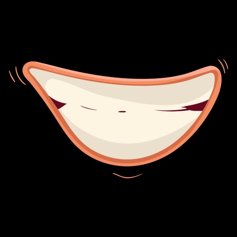 Bouche de dessin animé