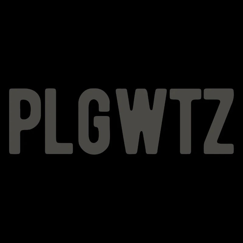 PLGWTZ Leipzig Plagwitz lettrage