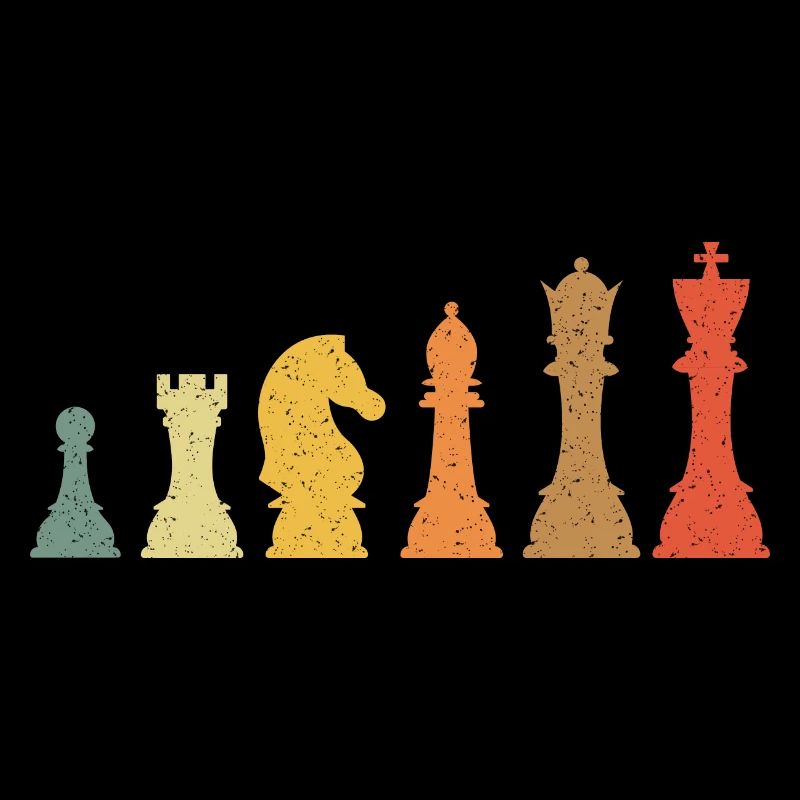 Chess Evolution Vintage Retro