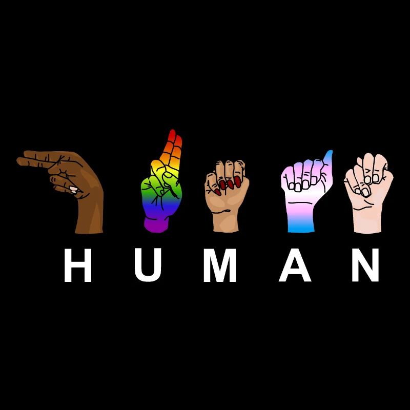 HUMAN RACE, Respect, Pride - Handzeichen