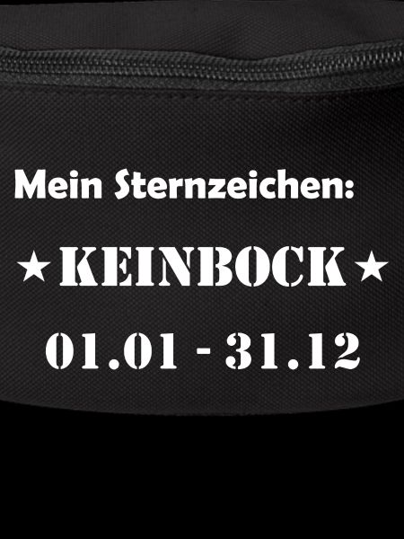 Kein Bock Steinbock Sternzeichen
