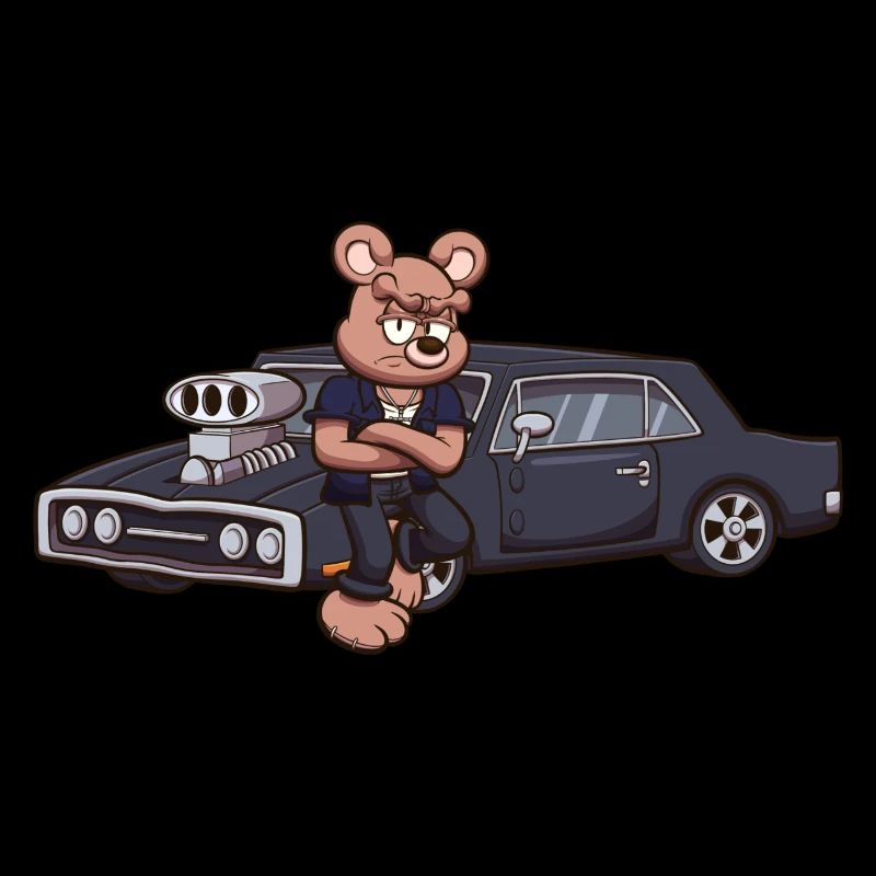 Fast And Angry Teddy Bear