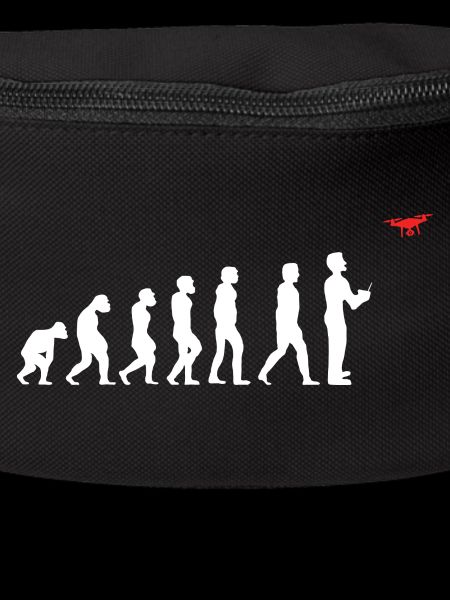 Evolution des Menschen Drohne Pilot