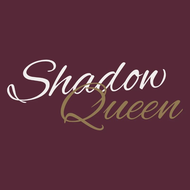 Shadow Queen Golden Cursive Script