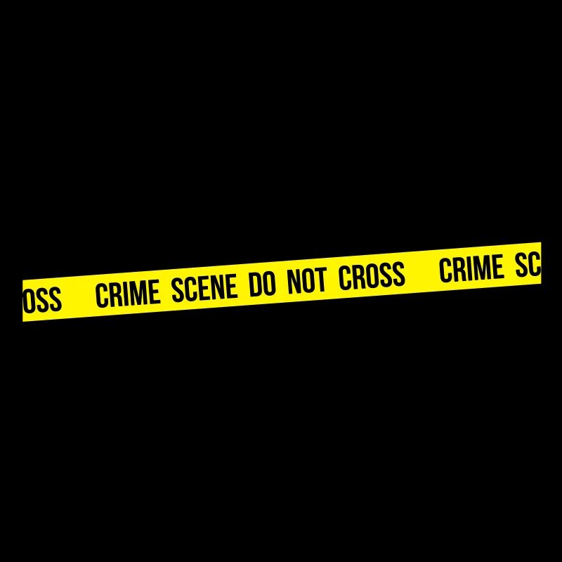 Crime scene do not cross
