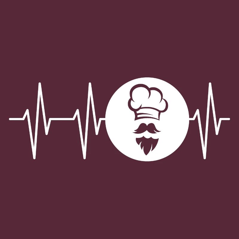 Heartbeat Bakery Baker Beard Pulse Master icon