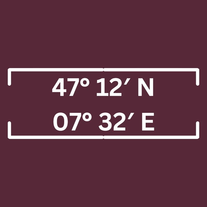 Coordinates Solothurn Minimalist