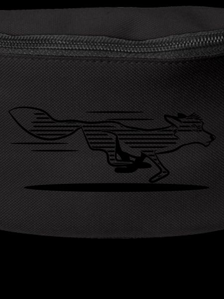 Fox running race striped