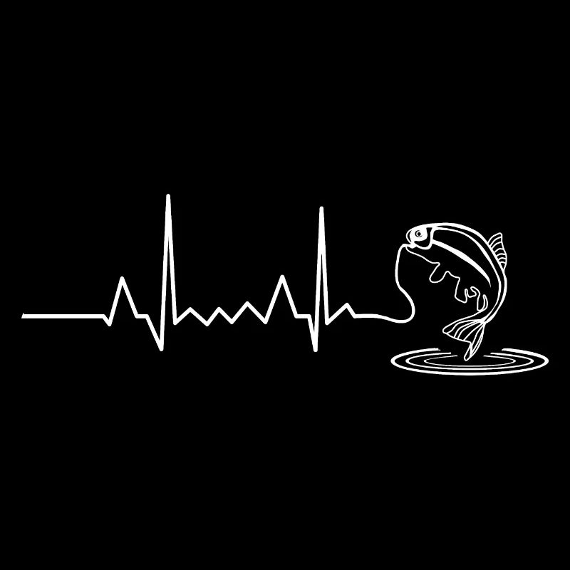 Poisson pulsé ECG de battement de coeur de pêche