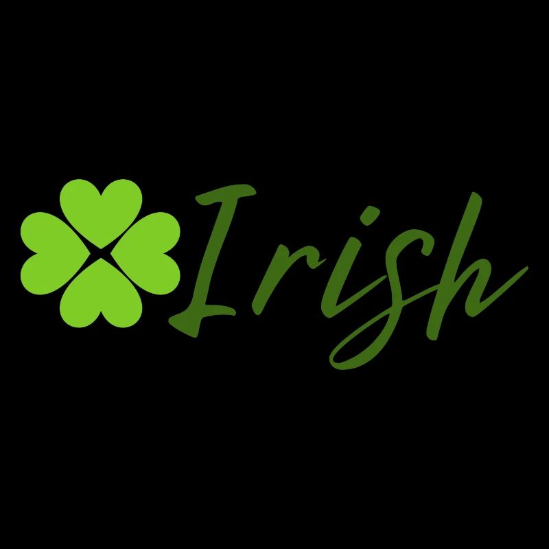 Irisch mit Kleeblatt - St. Patrick Day