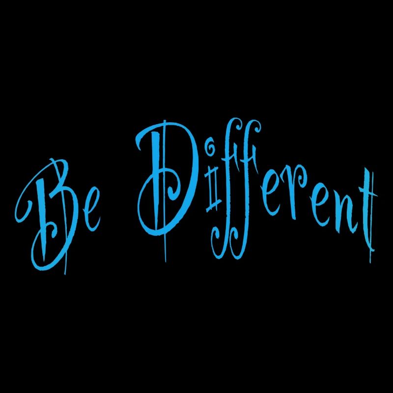 Be different or different