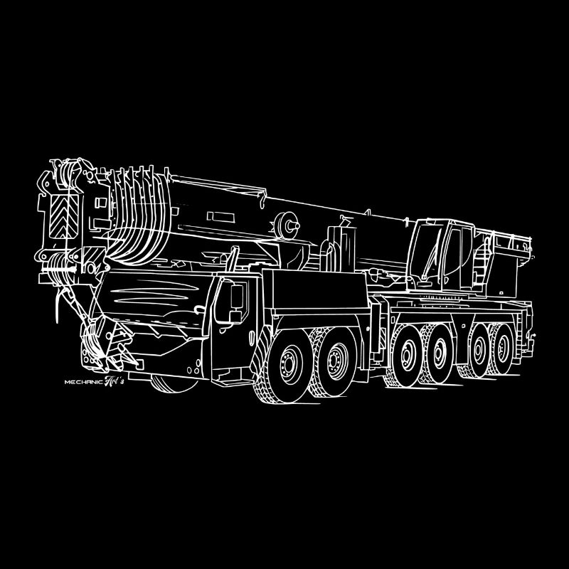 Mobile crane LTM1300 white
