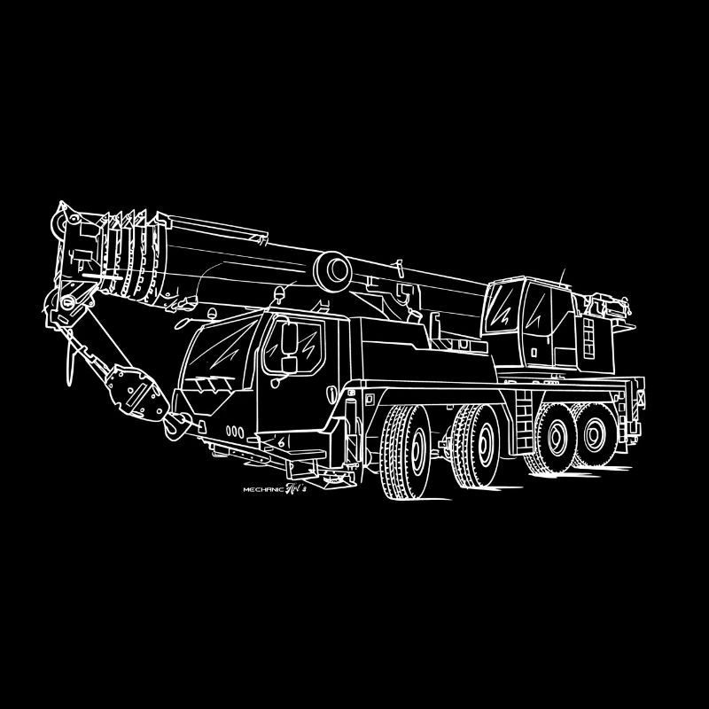 Mobile crane LTM 1090 4.1 white
