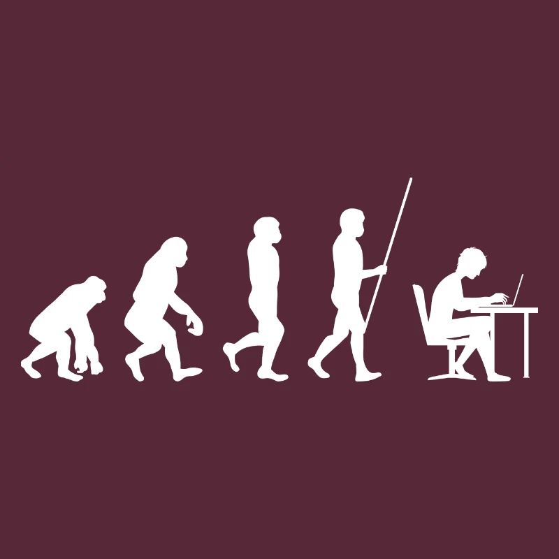 Computer Geek Entwicklung Evolution