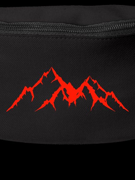 Bright red mountain!
