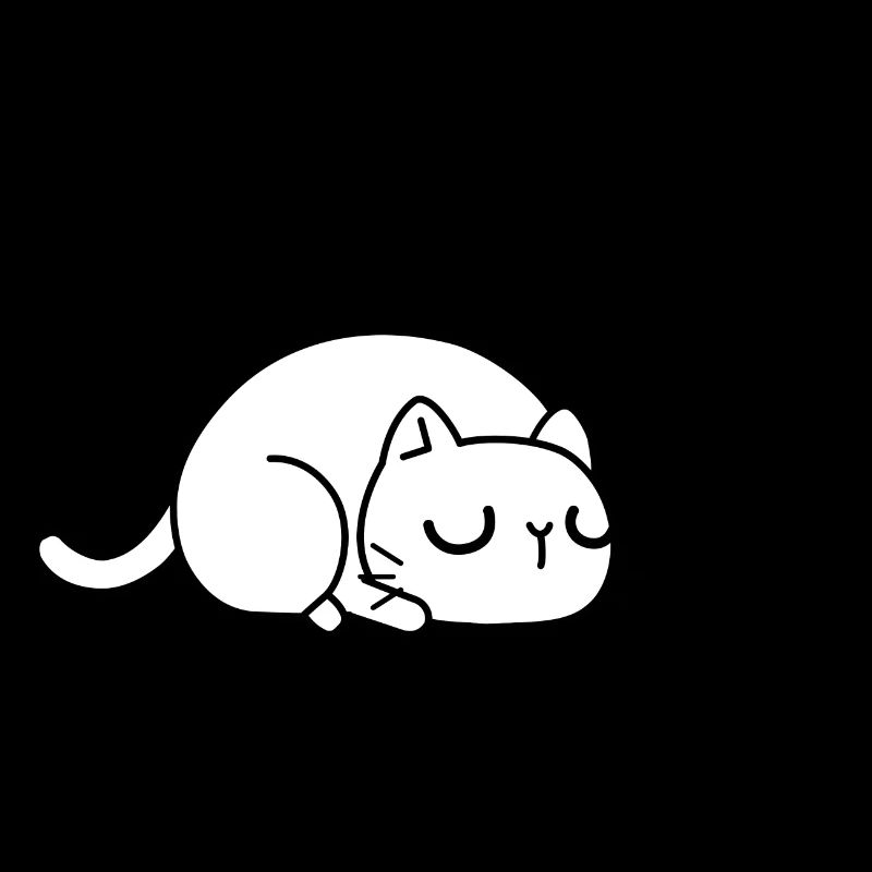müde Katze