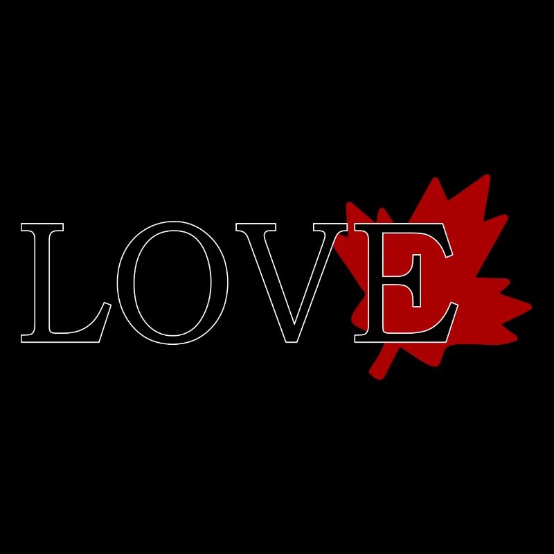 Love Maple Leaf of Canada