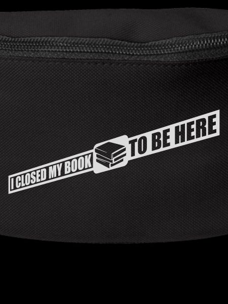 I closed my book
