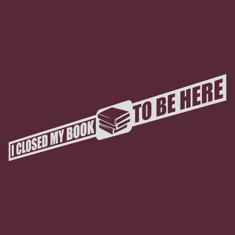 I closed my book